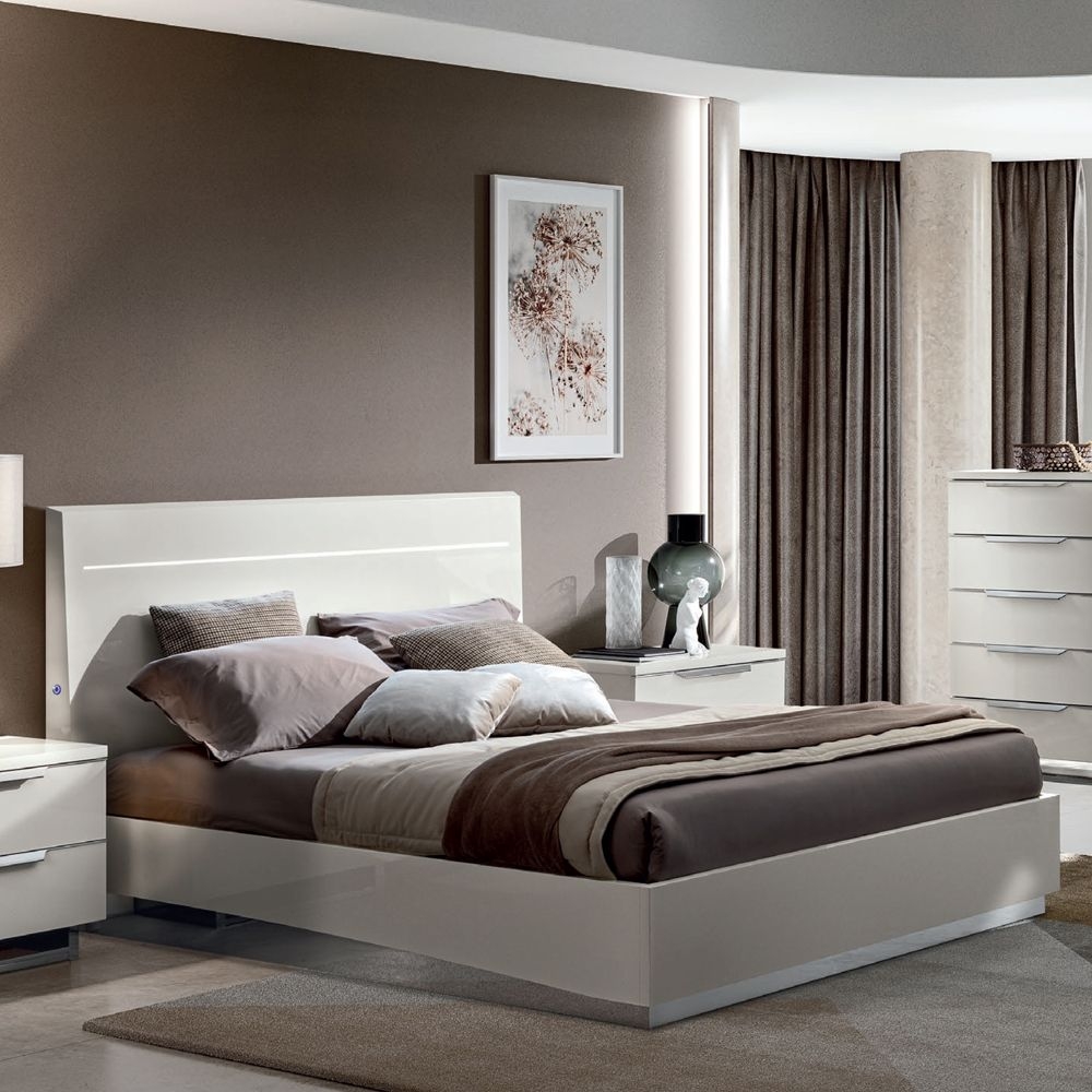 Kimera Bed - White - Sizes Available