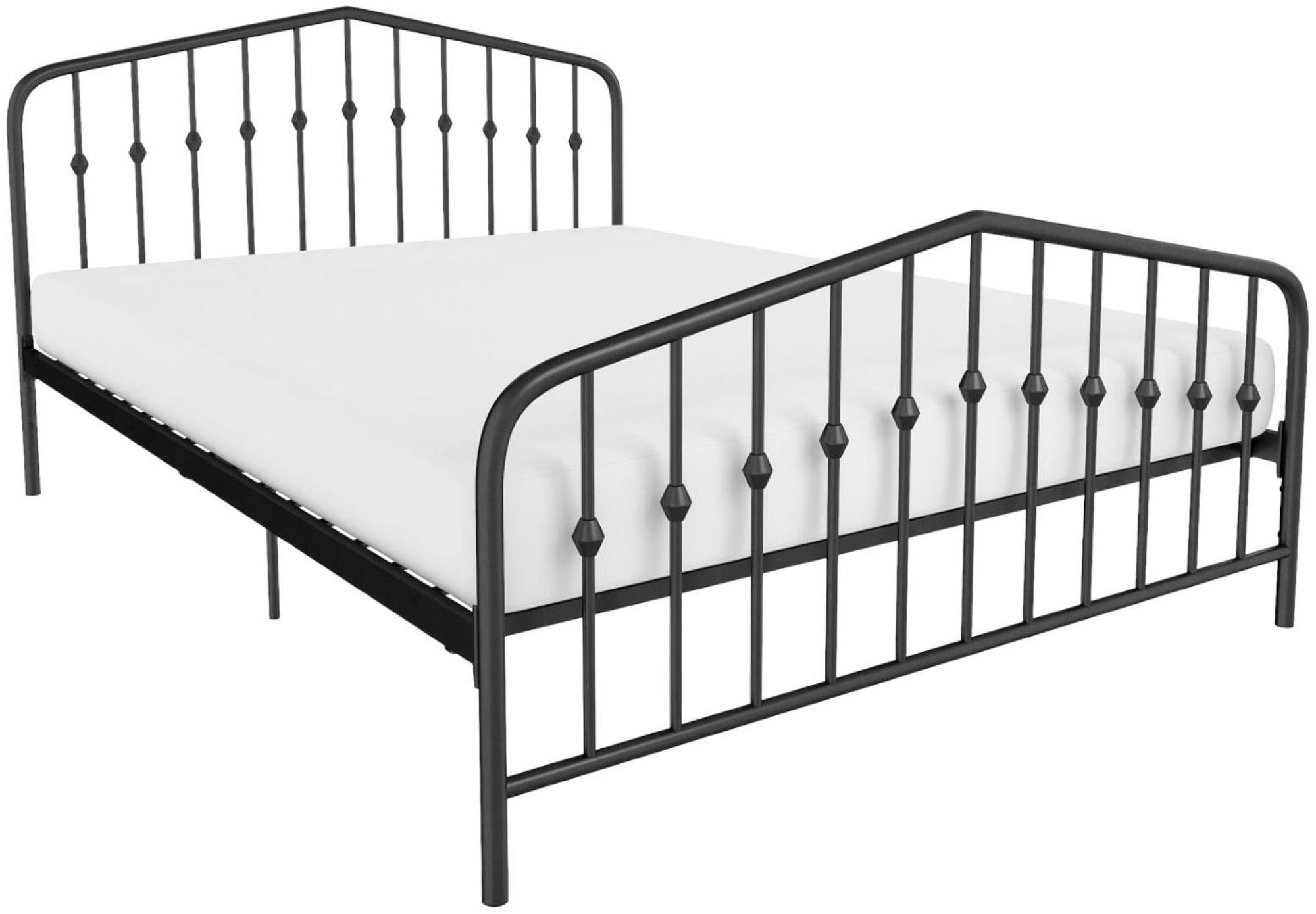 Novogratz Bushwick Metal Bed - Black - Sizes Available - 4044029NUK