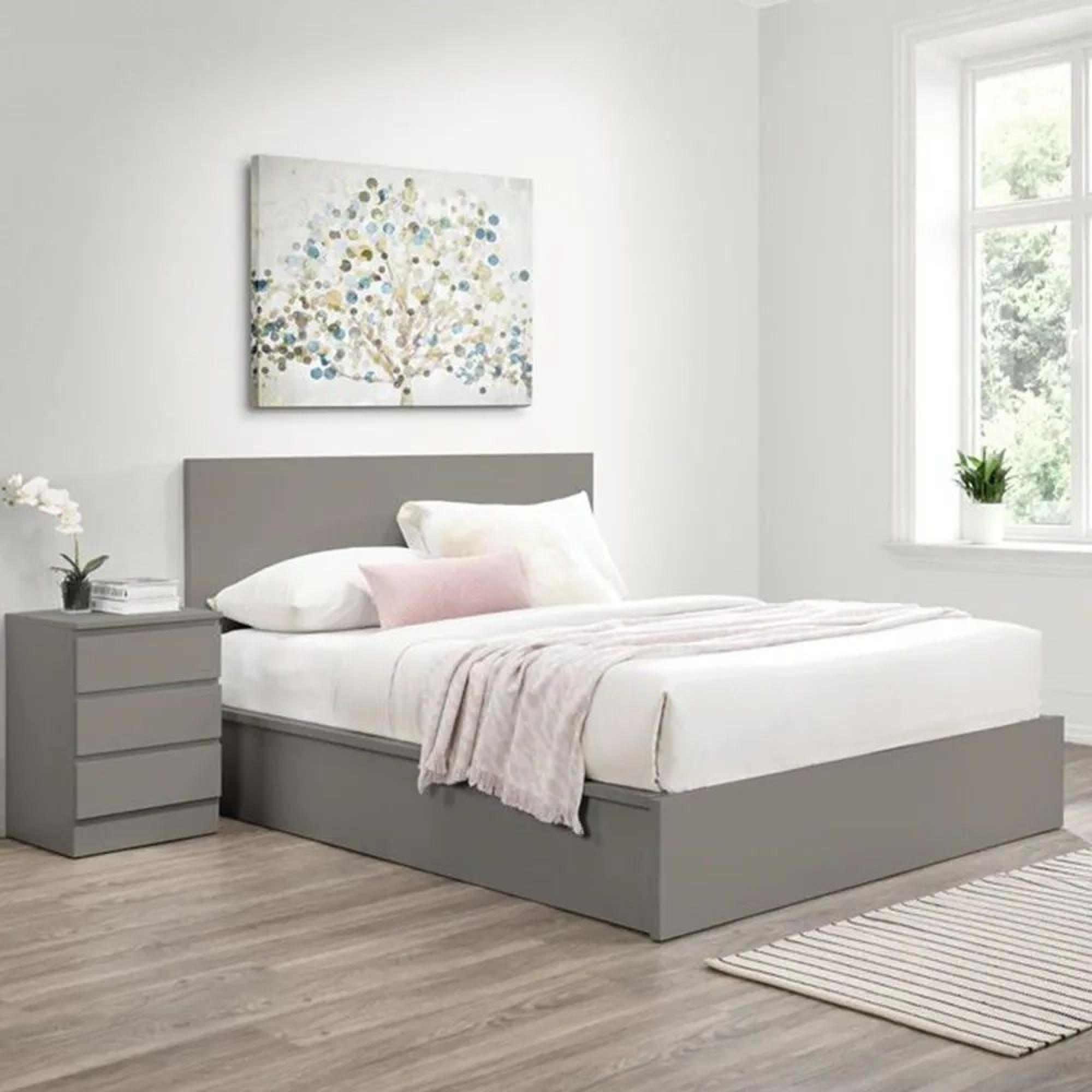 Oslo Ottoman Storage Bed - Grey - Sizes Available