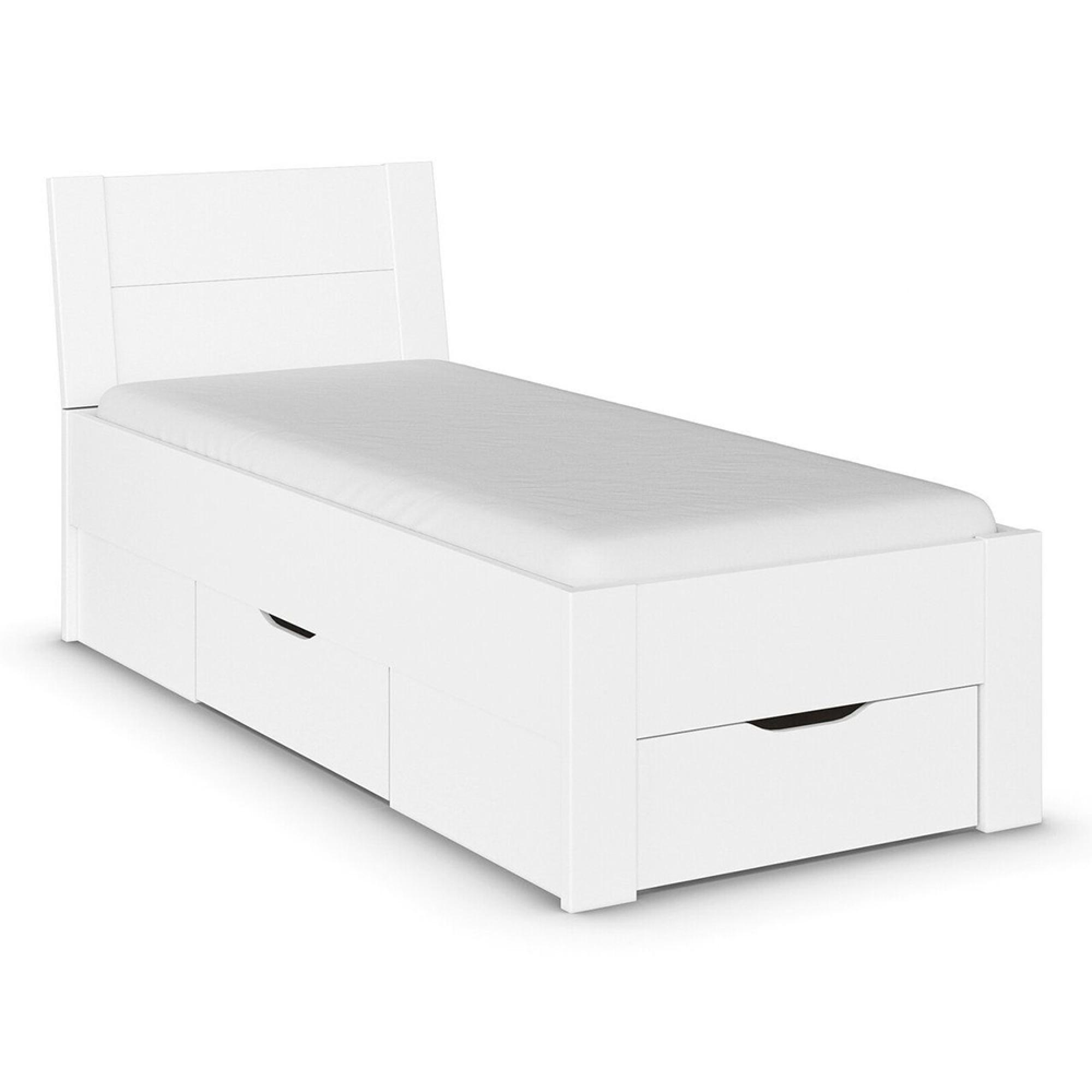 Aditio Bed - Alpine White - 3ft Single