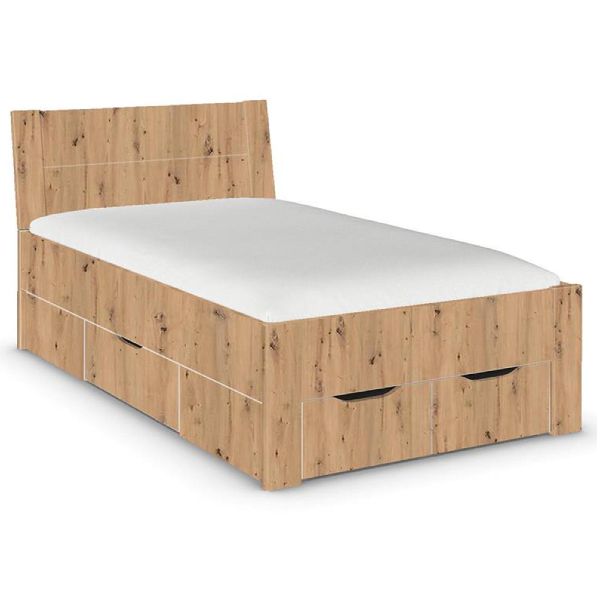 Aditio Bed - Artisan Oak - 4ft Small Double