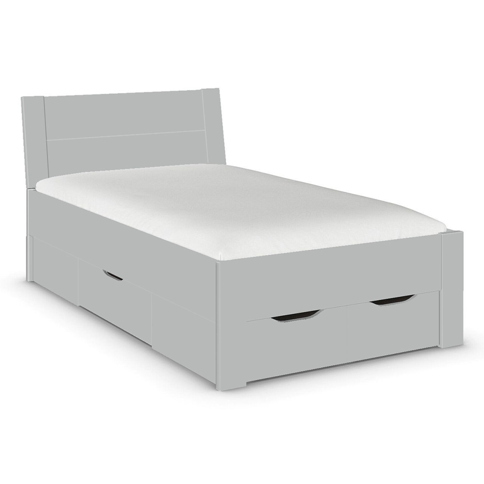 Aditio Bed - Silk Grey - 4ft Small Double