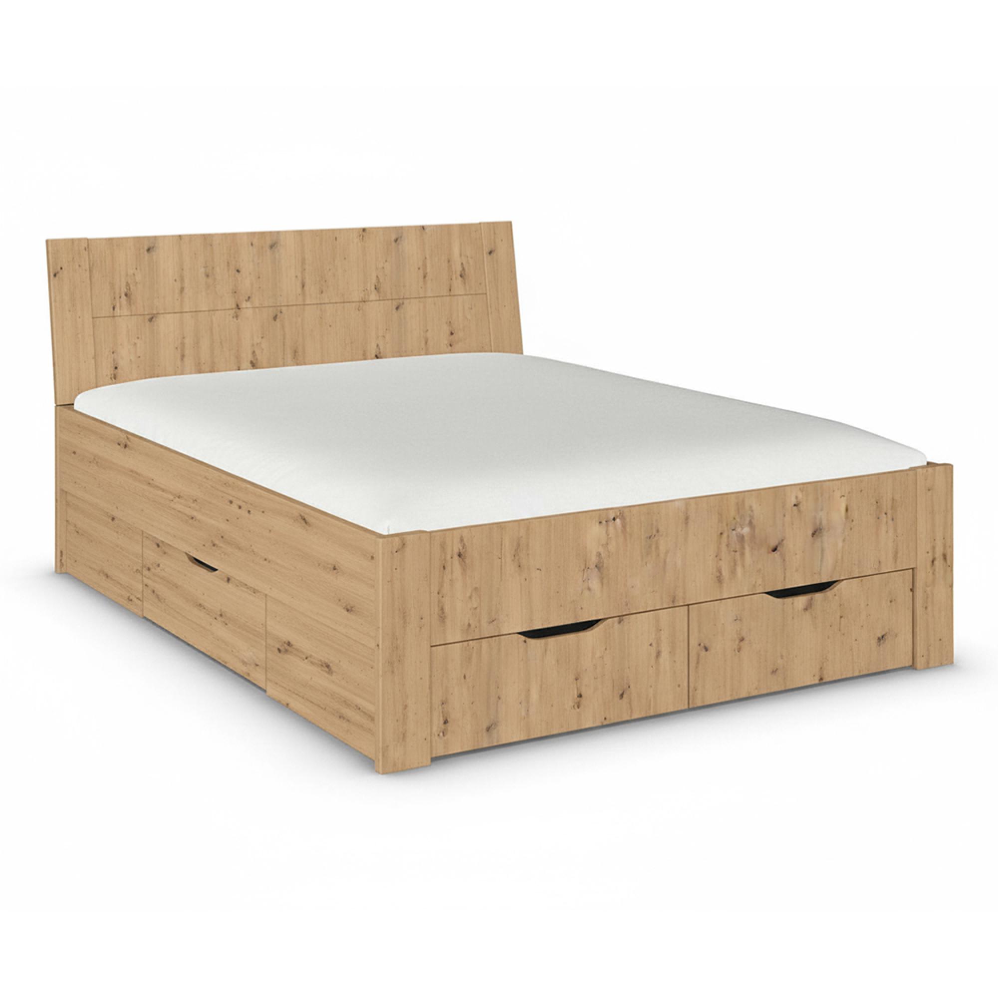 Aditio Bed - Artisan Oak - 5ft King Size