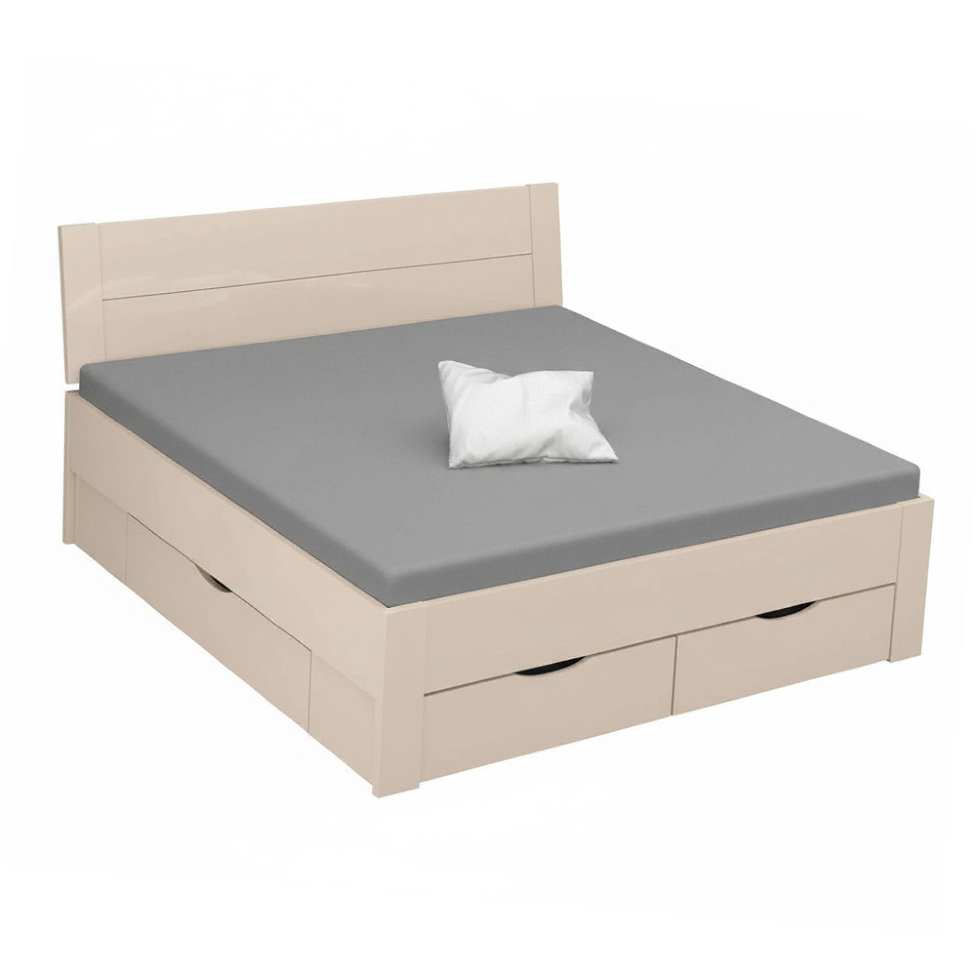 Aditio Bed - Champagne - 6ft Queen Size