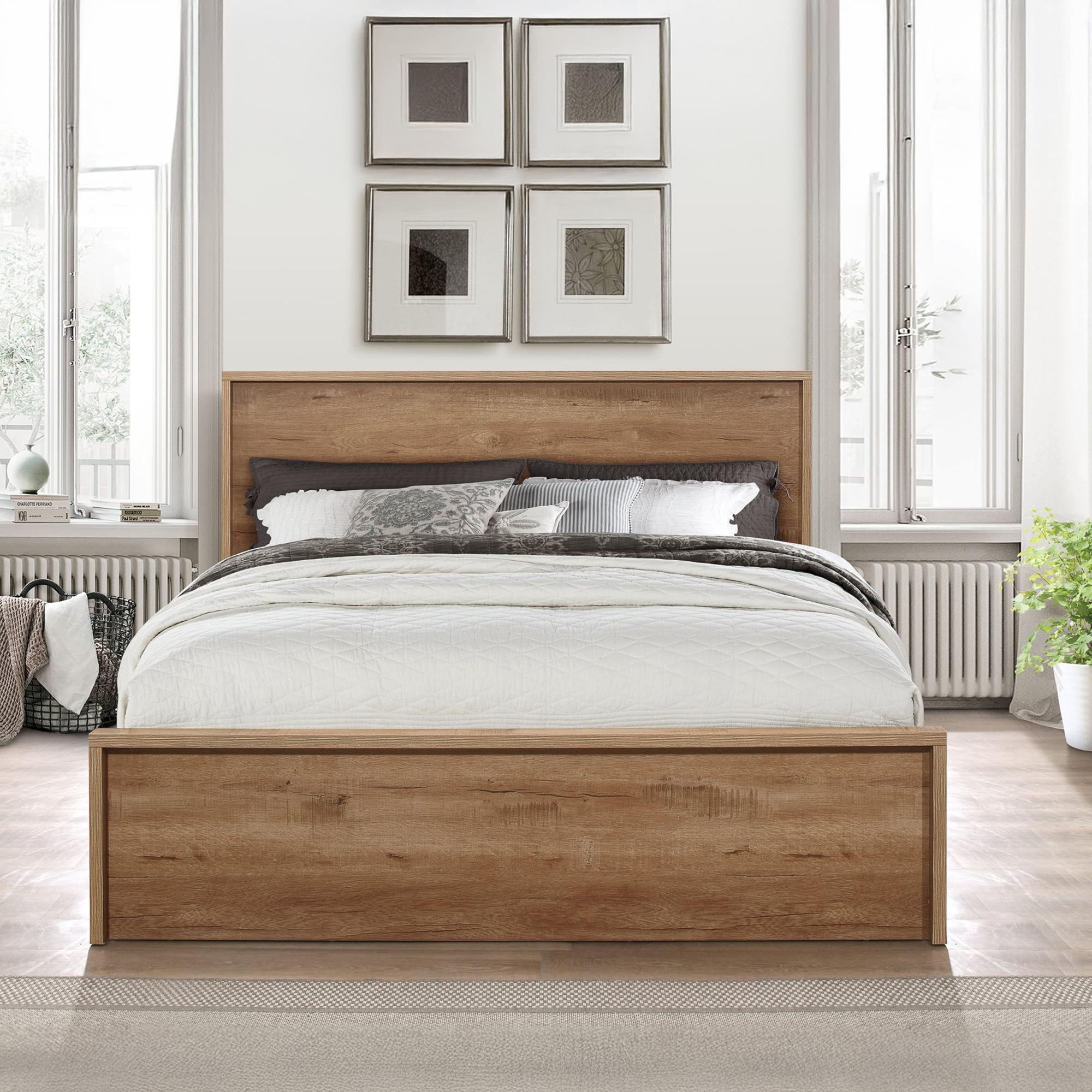 Stockwell Bed - Rustic Oak - Sizes Available