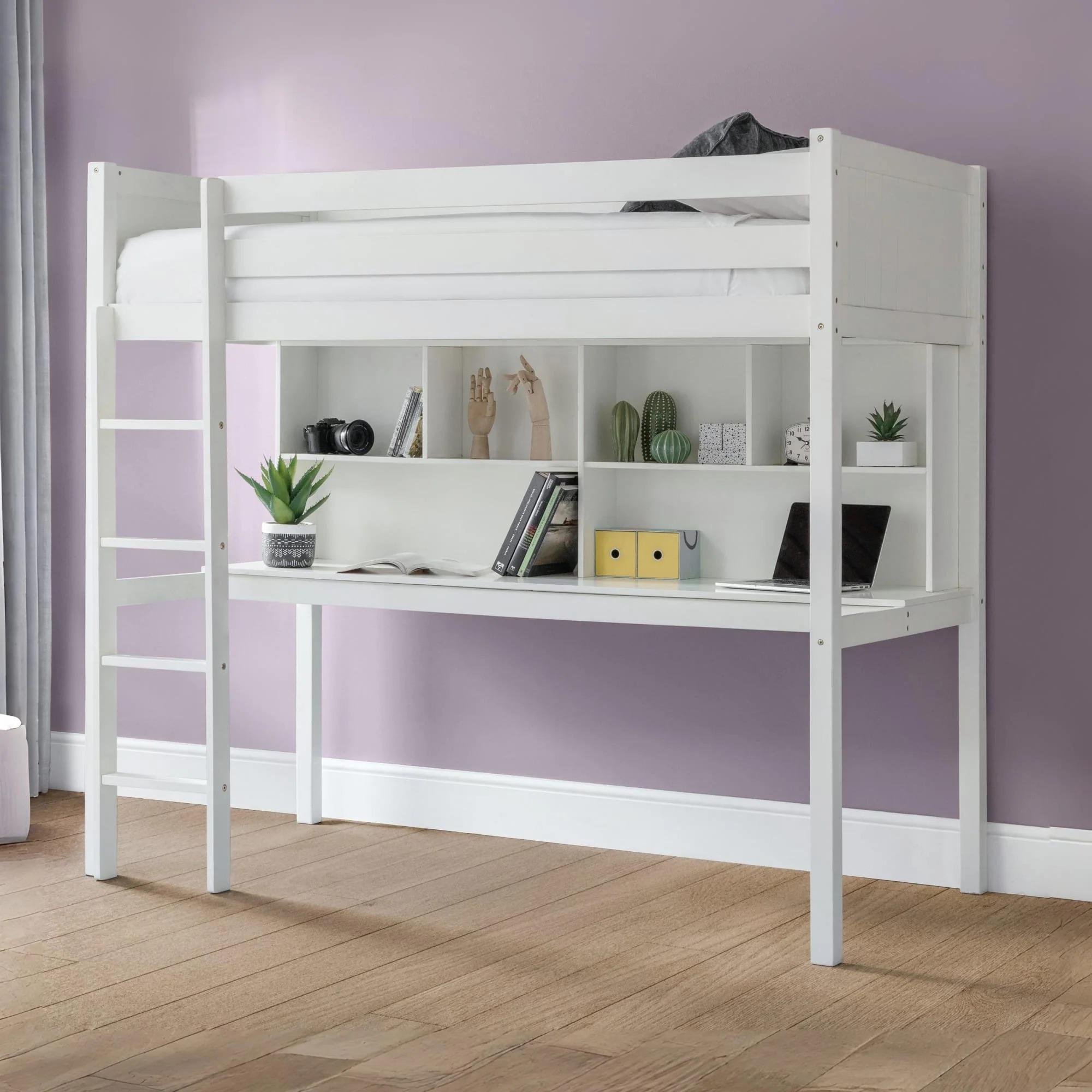 Titan Highsleeper Bed - White