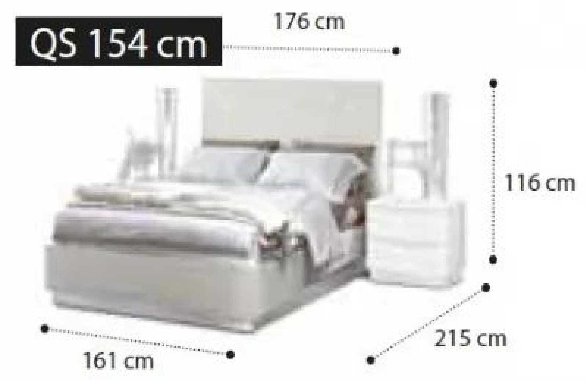 154cm x 203cm King Size