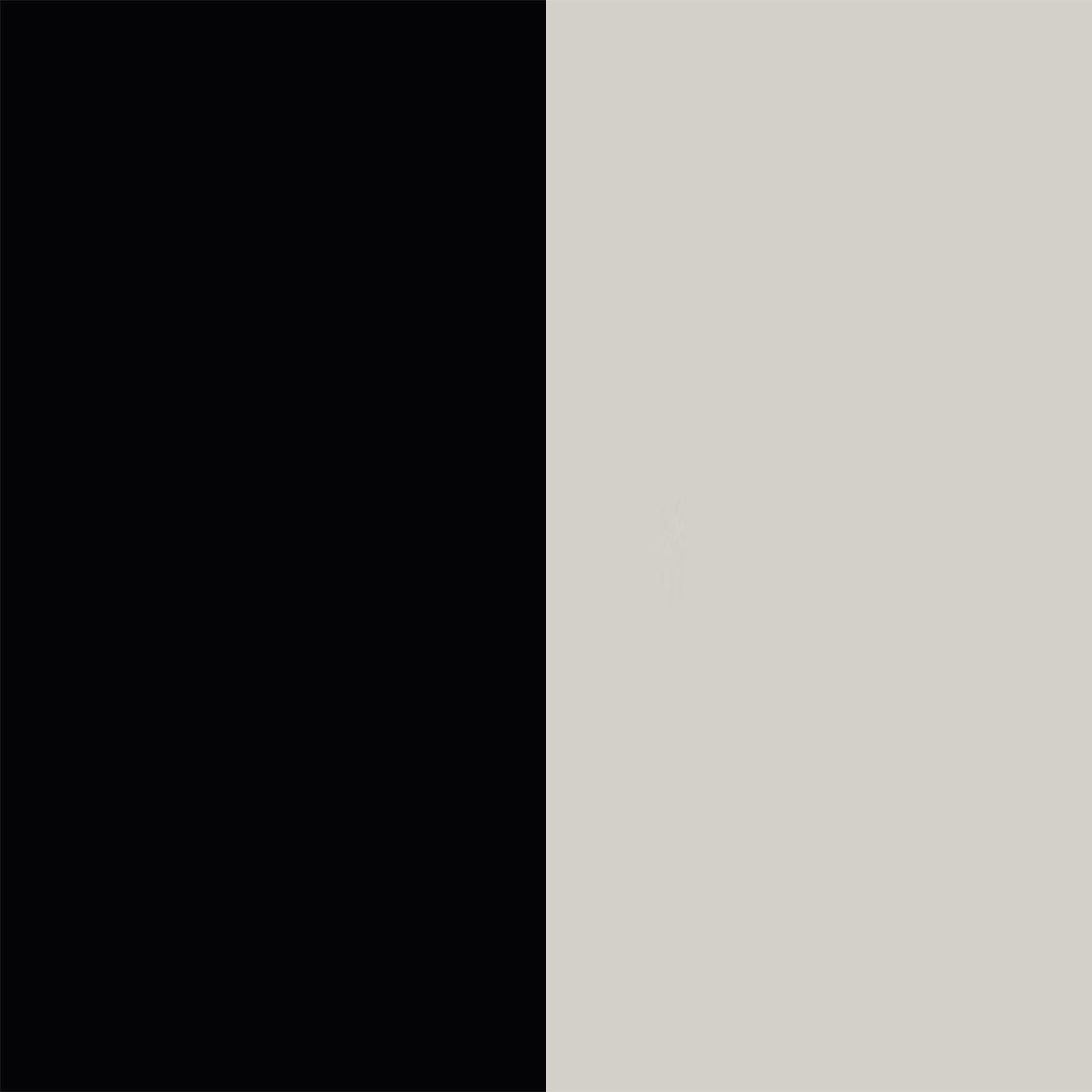 Deep Black Front and Grey Matt Base