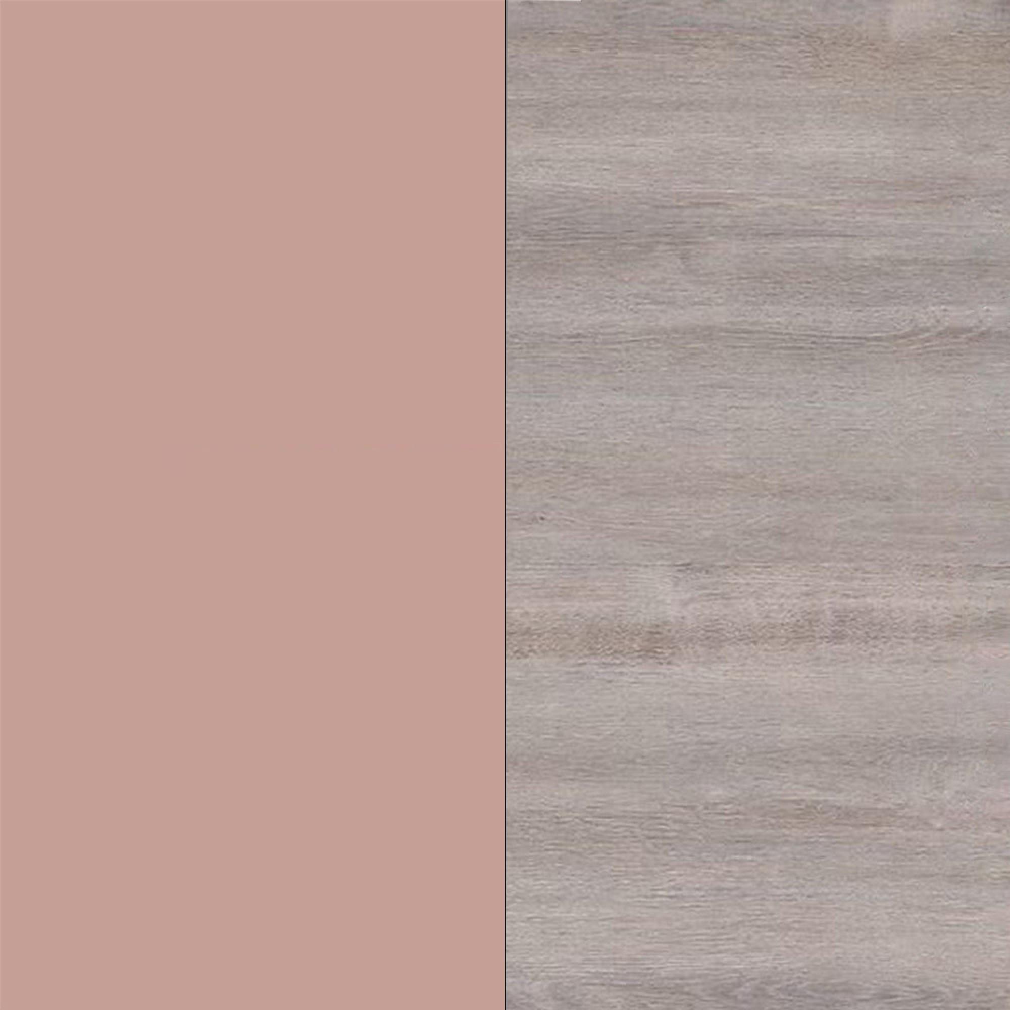 Kobe Pink Front and Grey Oak Base