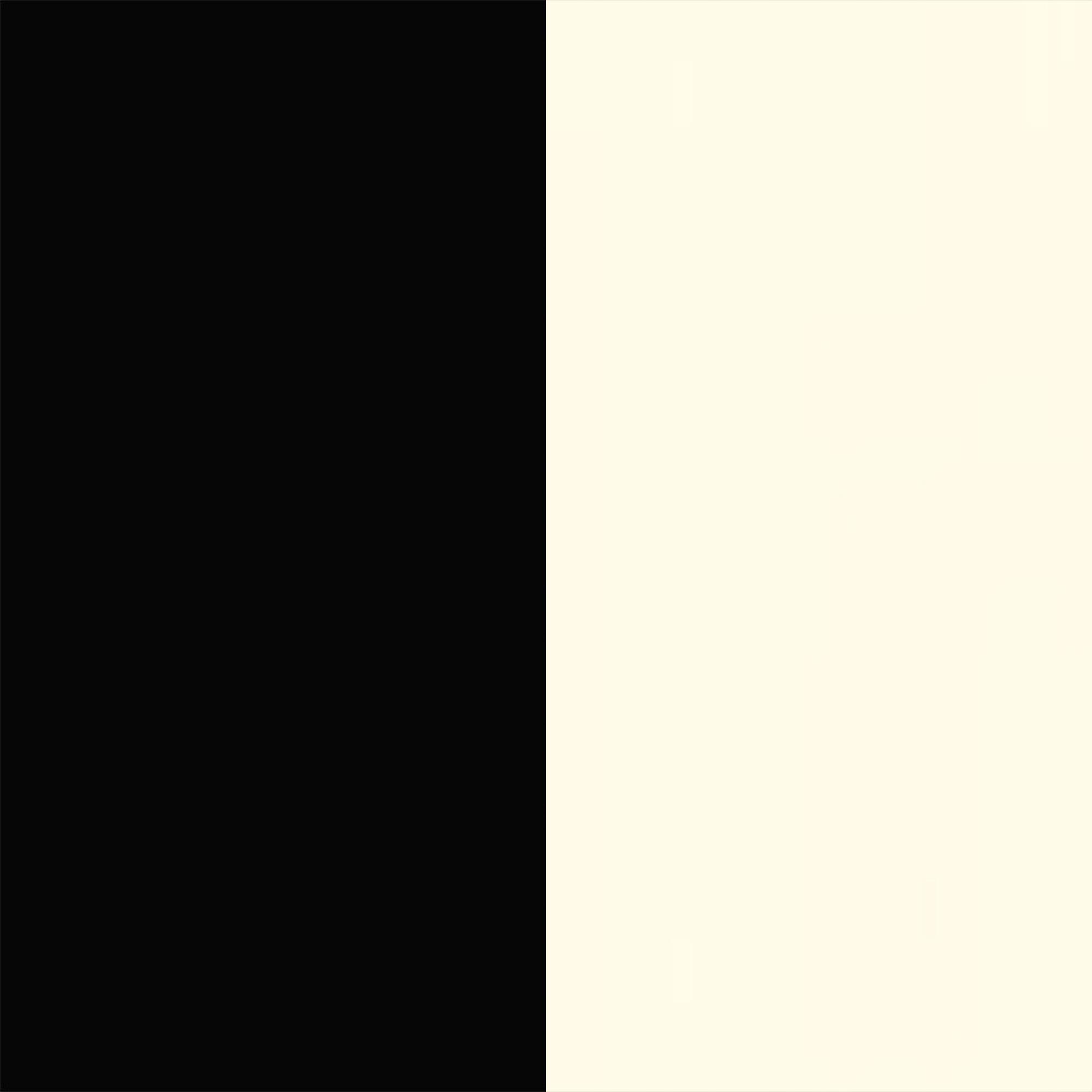 Black Gloss Front and Cream Ash Base