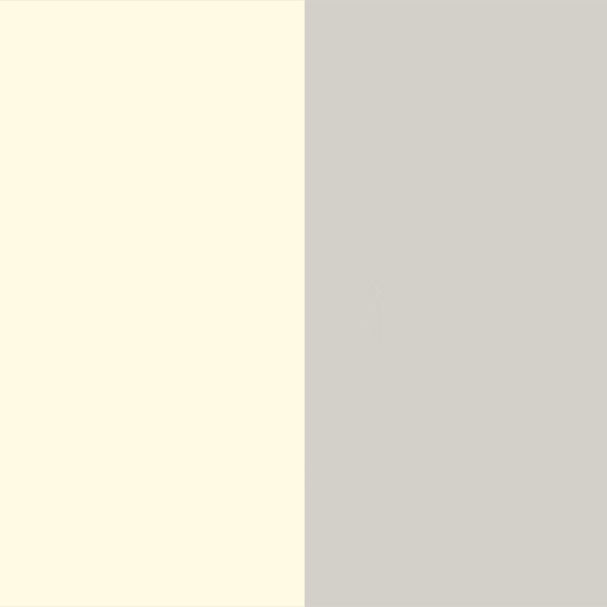 Cream Gloss Front and Grey Matt Base