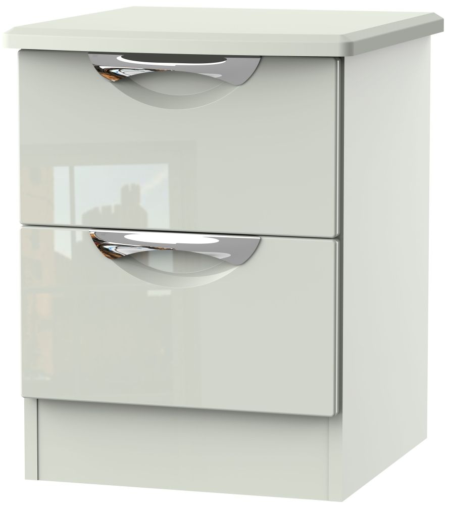 Camden Bedside Cabinet - 2 Drawer - Cashmere