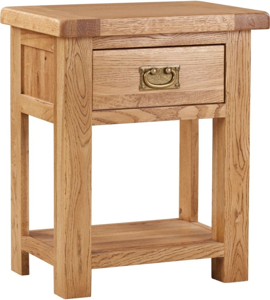 Kent Bedside Table - 1 Drawer - Oak