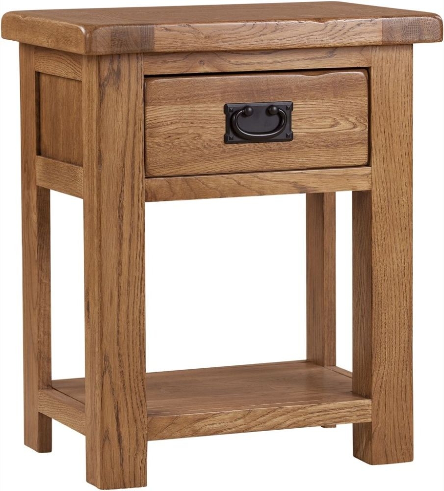 Originals Bedside Table - 1 Drawer - Rustic Oak