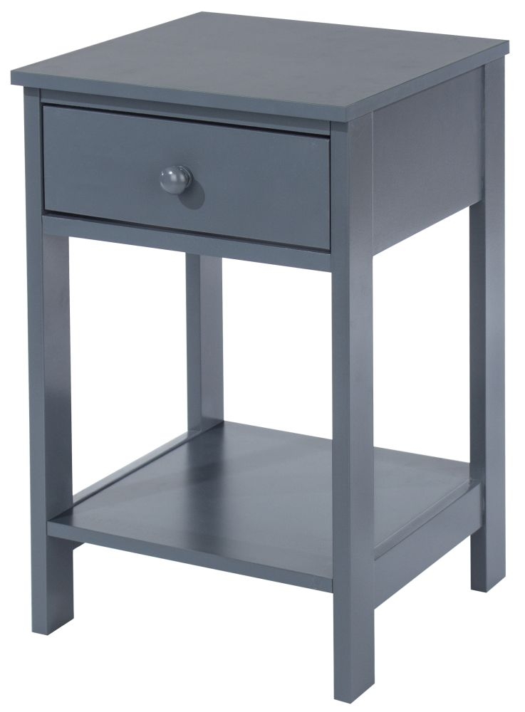Options Bedside Table - 1 Drawer - Blue