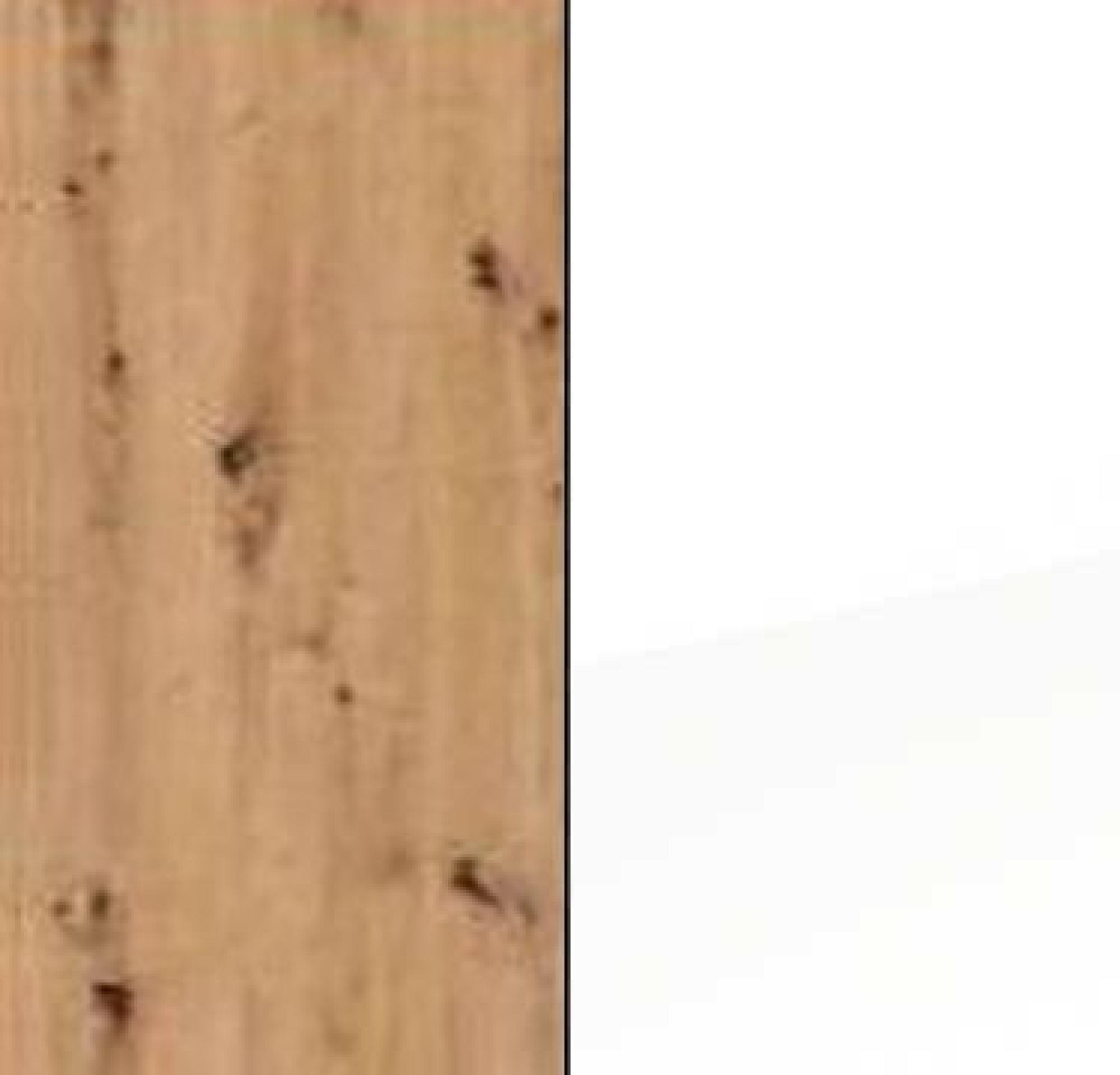 A316B : Artisan Oak Carcase with High Polish White Front