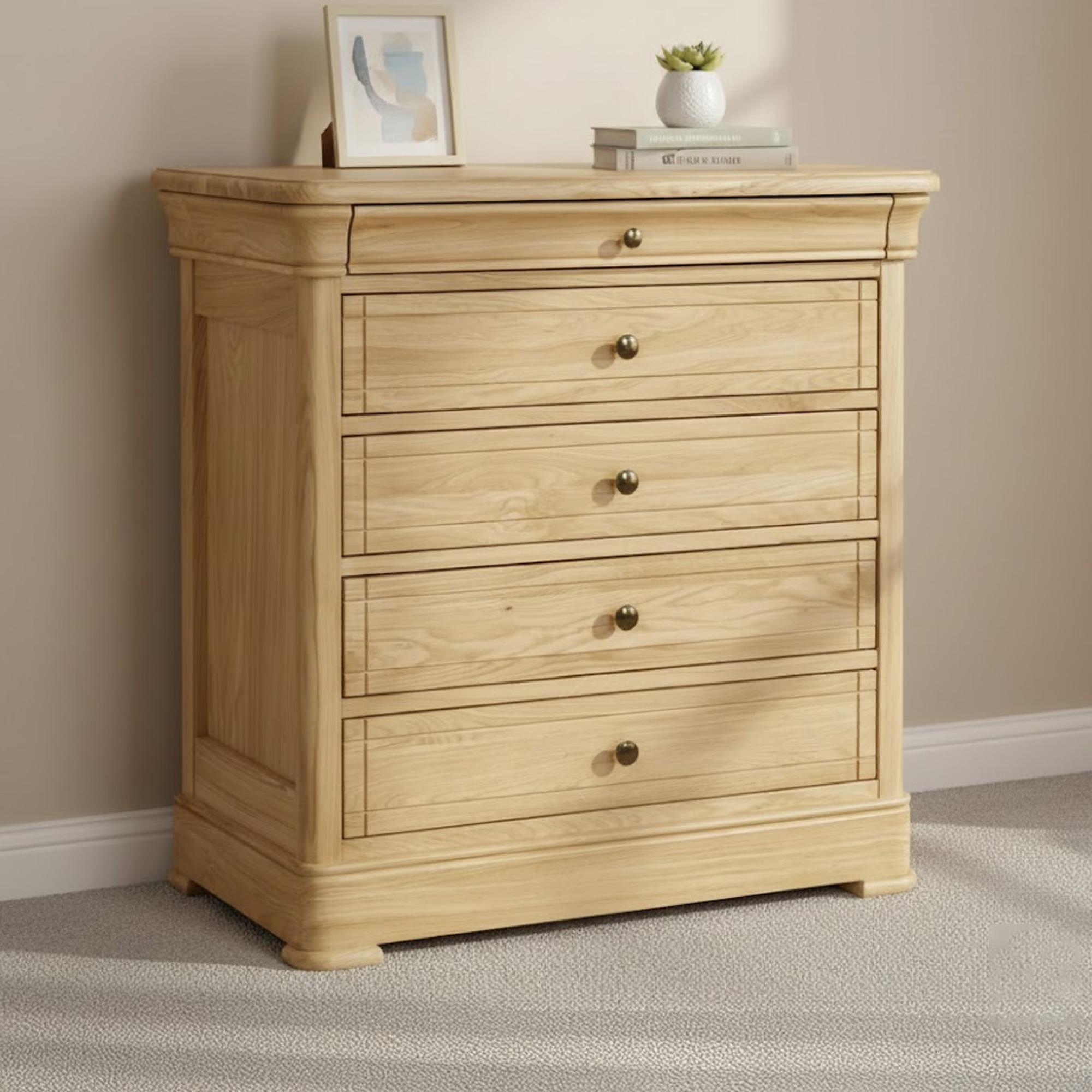 Moreno Chest - 5 Drawer - Oak