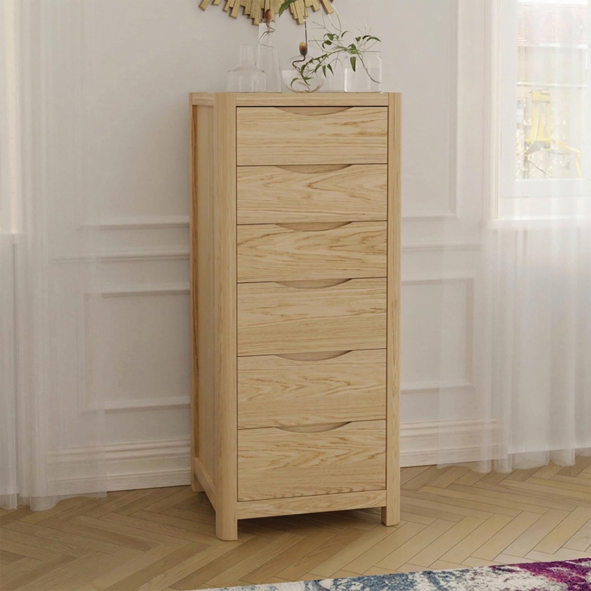 Saylor Chest - 6 Drawer - Tall - Oak