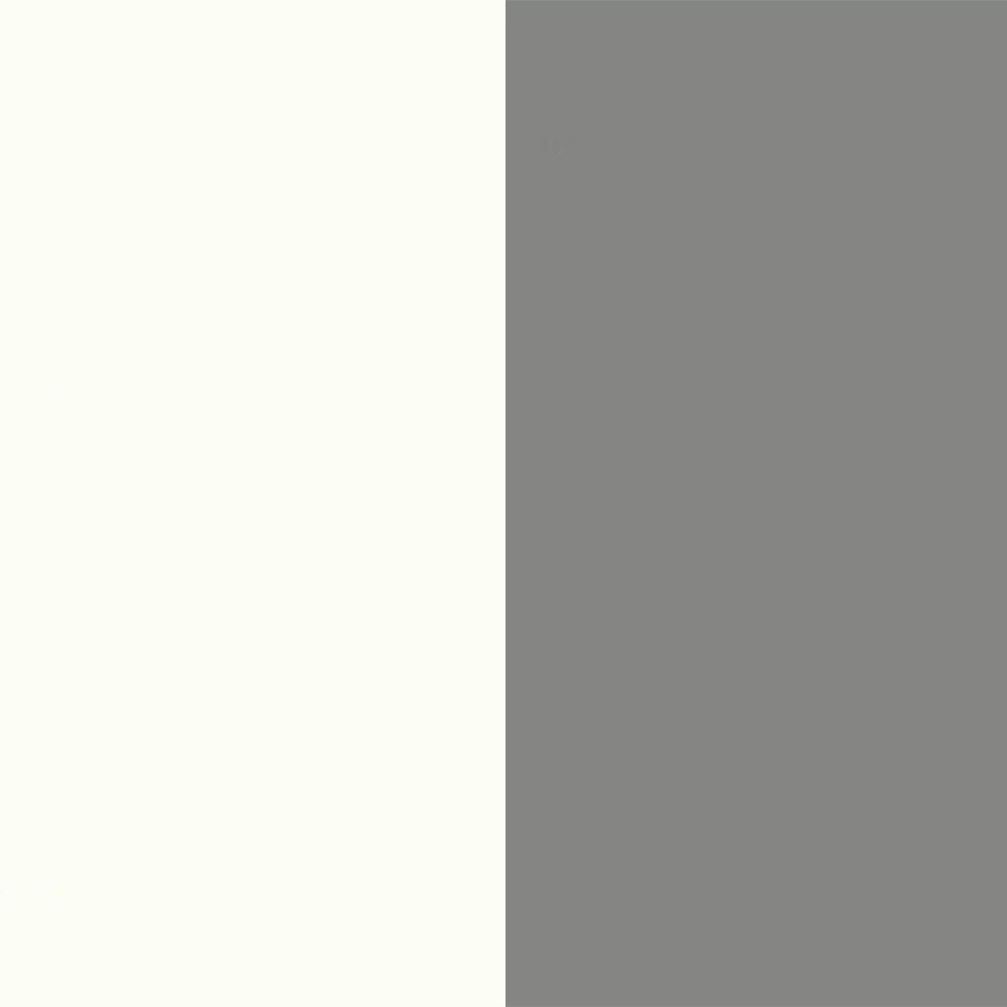 White Matt Front and Dusk Grey Base