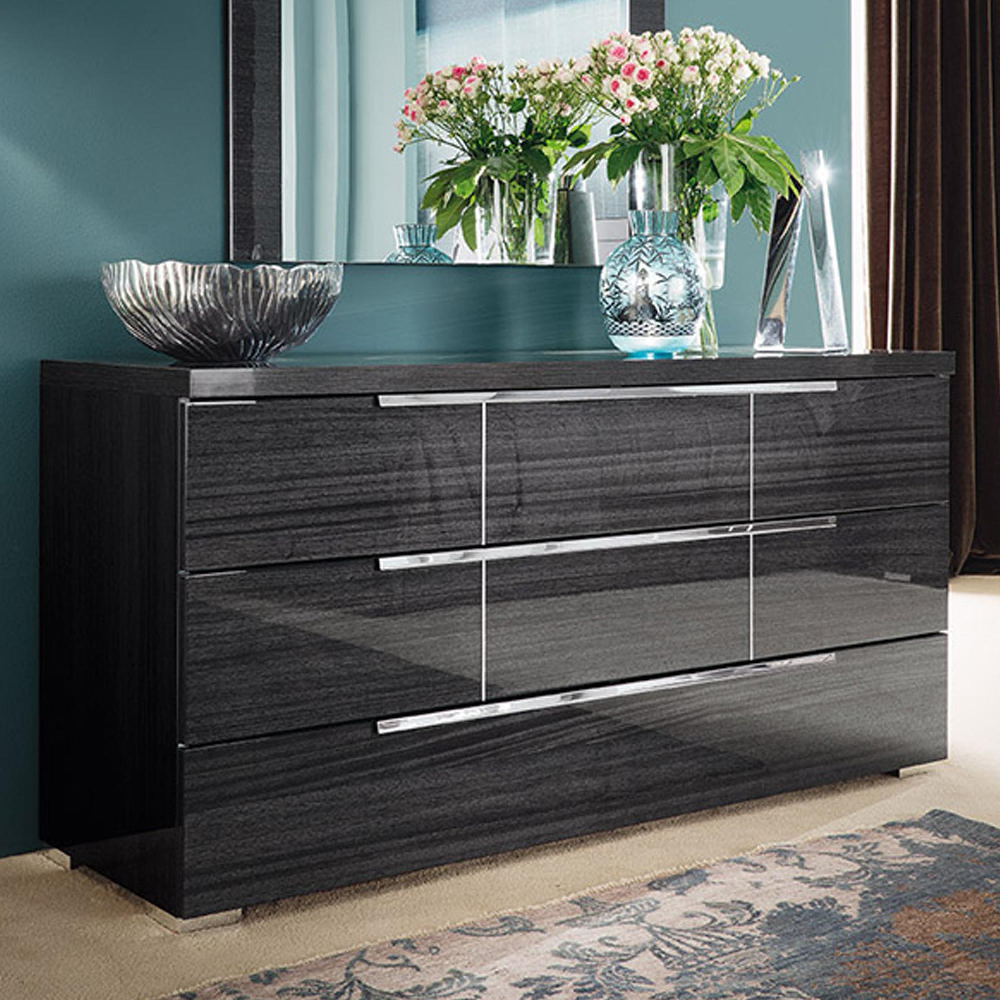 Versilia Wide Dresser - Black