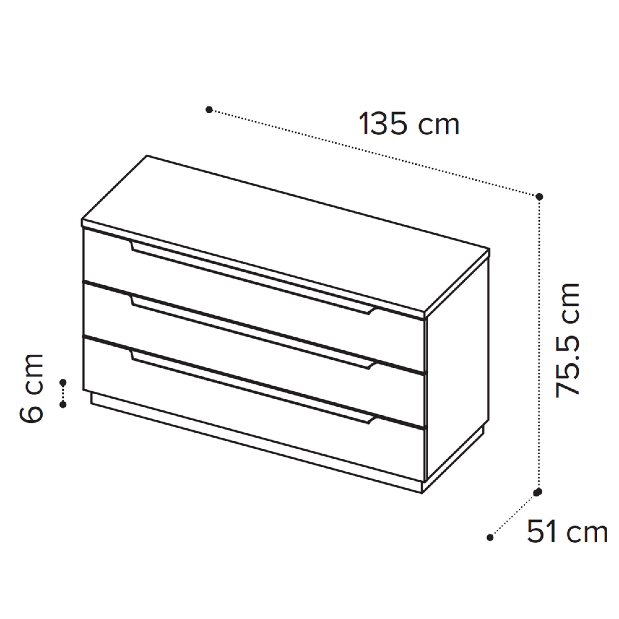 3 Drawer Chest