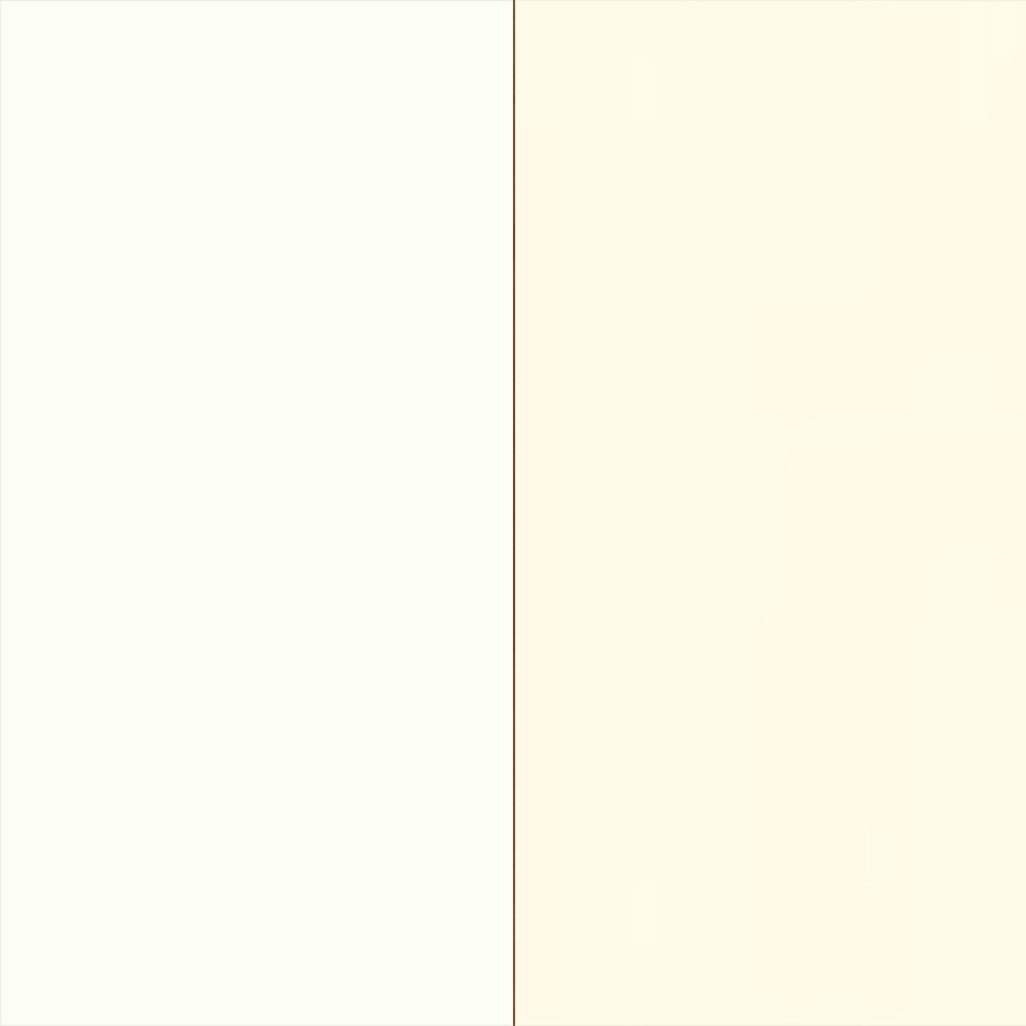 White Gloss Front and Cream Ash Base