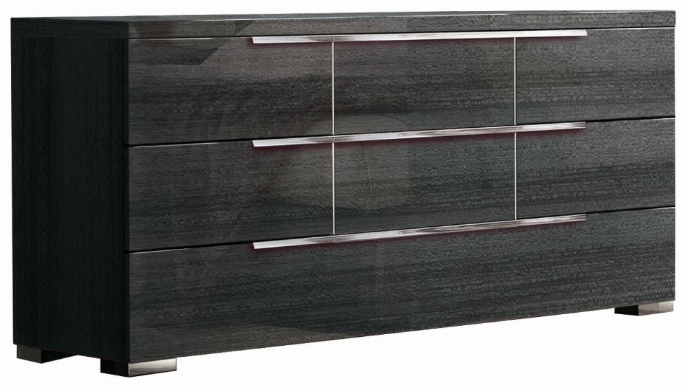 Versilia Wide Dresser - Black