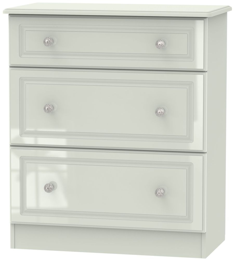 Balmoral Chest - 3 Drawer - Deep - Cashmere