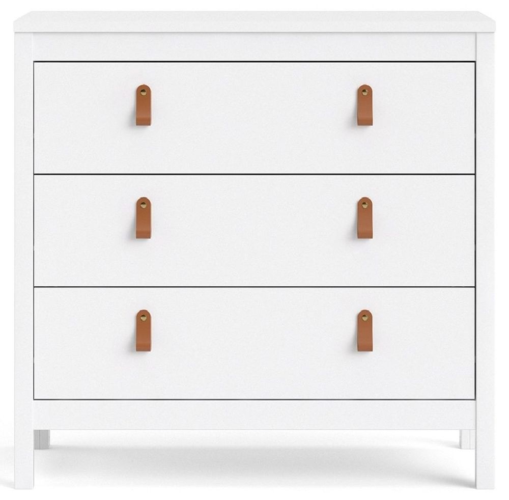 Barcelona Chest - 3 Drawer - Small - White