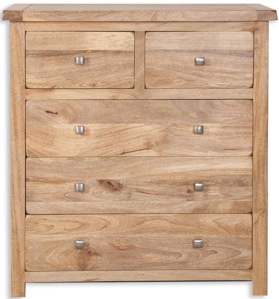 Bombay Chest of Drawers - 2+3 Drawer - Solid Mango Wood