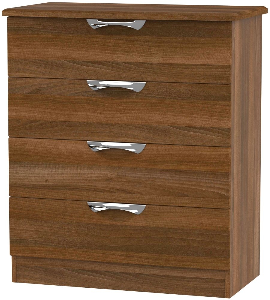 Camden Chest - 4 Drawer - Walnut