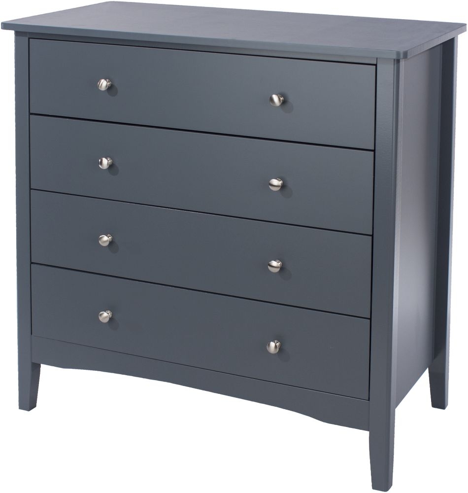 Como Chest - 4 Drawer - Blue Painted