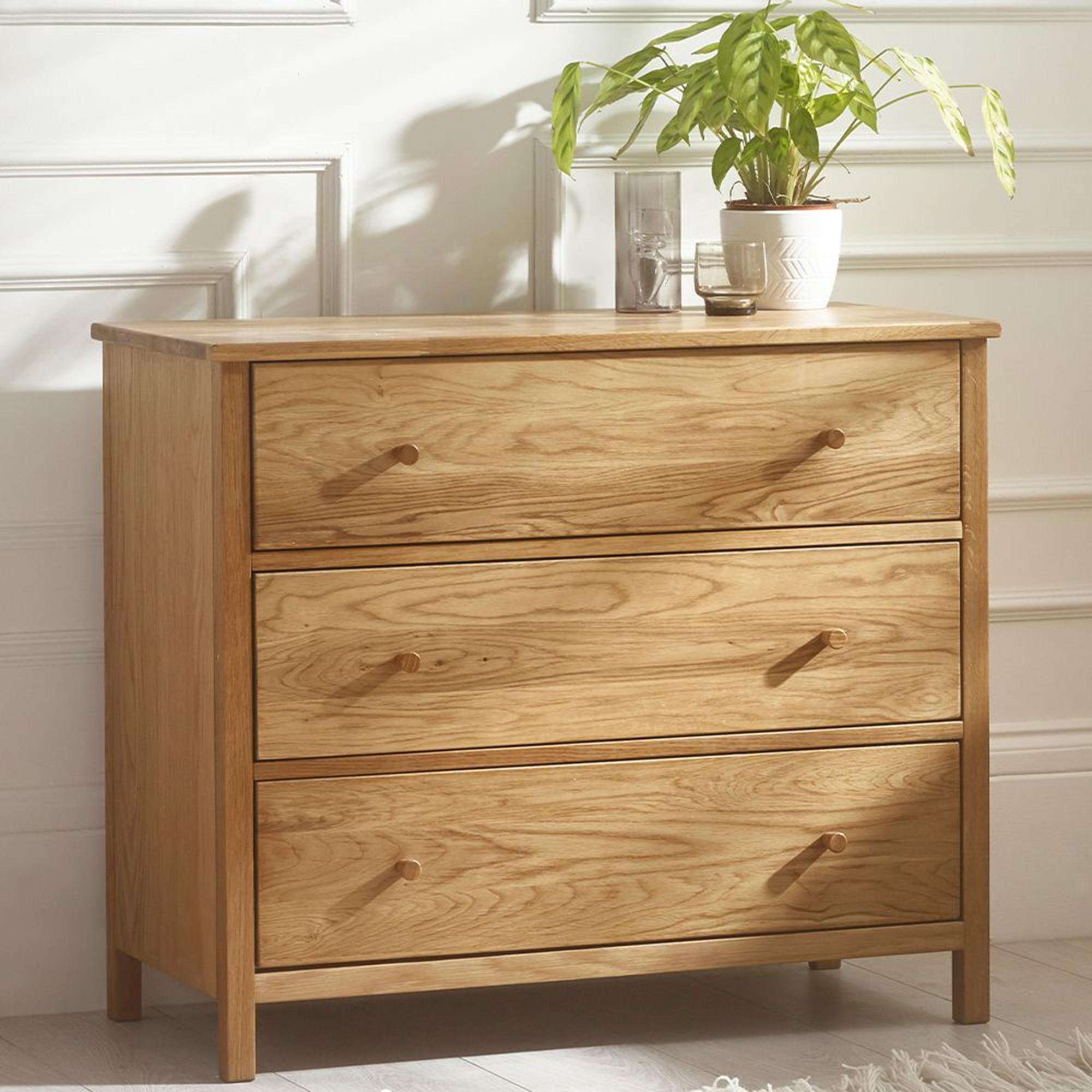 Coxmoor Chest of Drawers - 3 Drawer - Oak