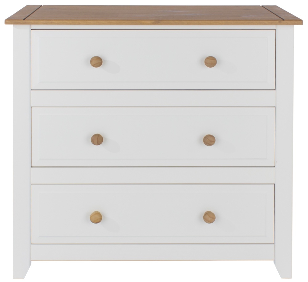 Capri Chest - 3 Drawer - White