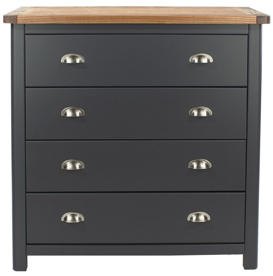 Dunkeld Chest - 4 Drawer - Blue