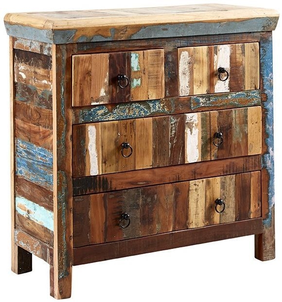 Diu Chest of Drawers - 2+2 Drawer - Reclaimed Wood