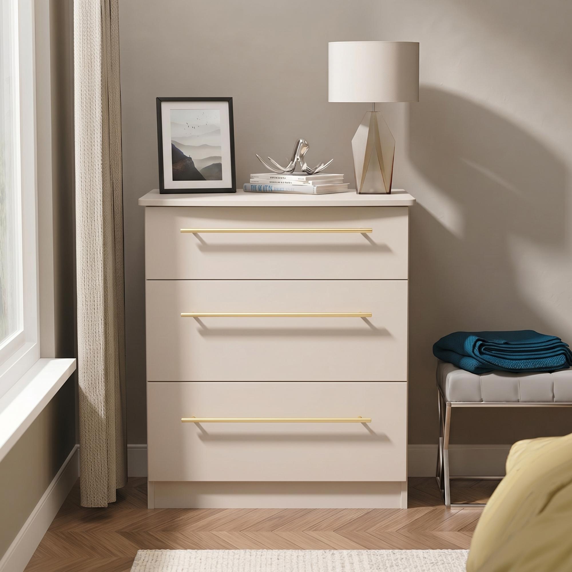 Haworth Chest - 3 Drawer - Small - Cashmere