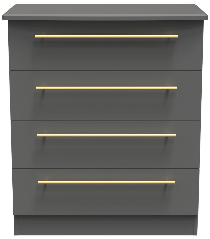 Haworth Chest - 4 Drawer - Grey
