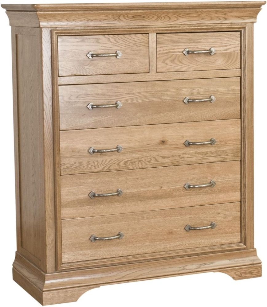 Lyon Chest - 2+4 Drawer - Tall - Oak