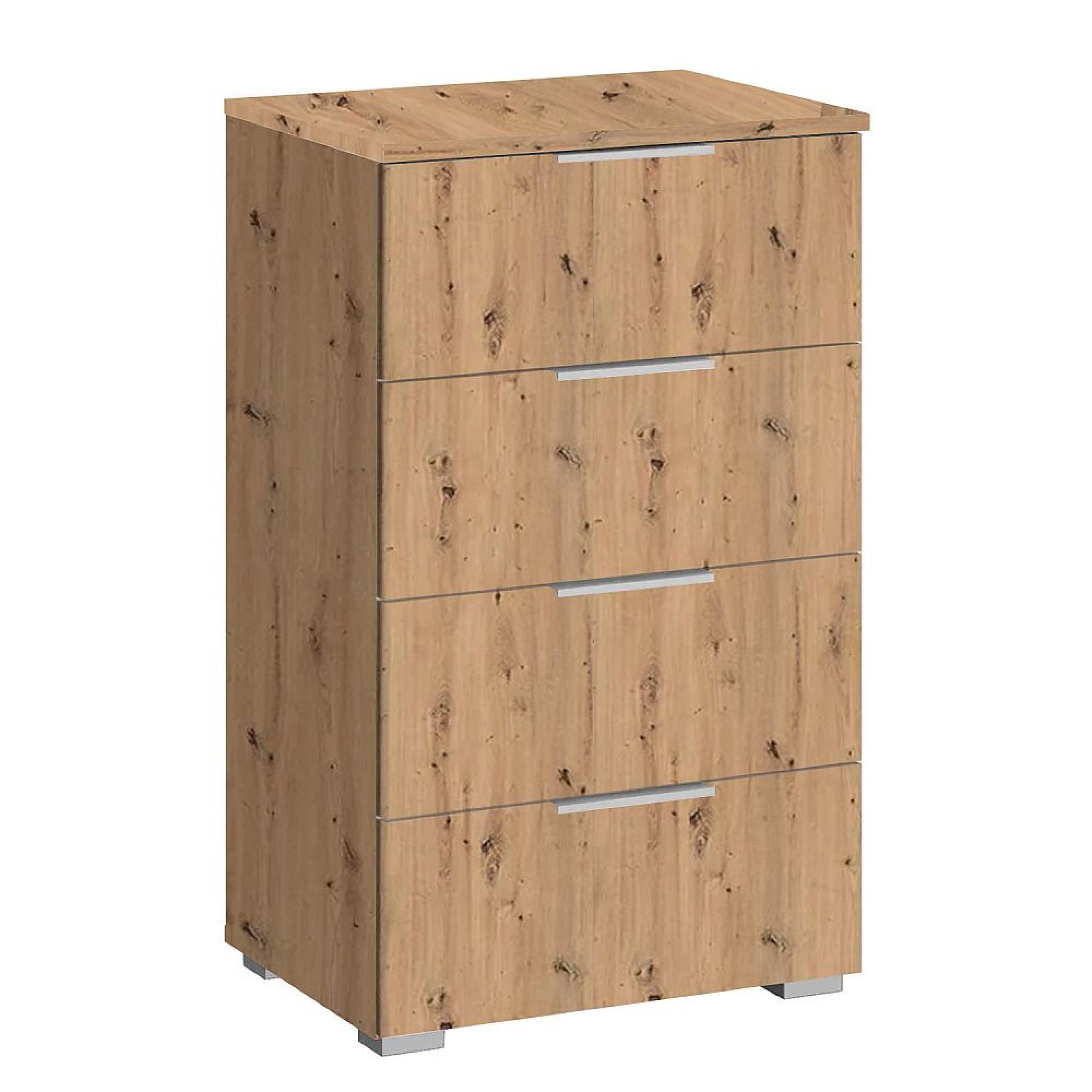 Alabama Narrow Chest - 4 Drawer - Artisan Oak