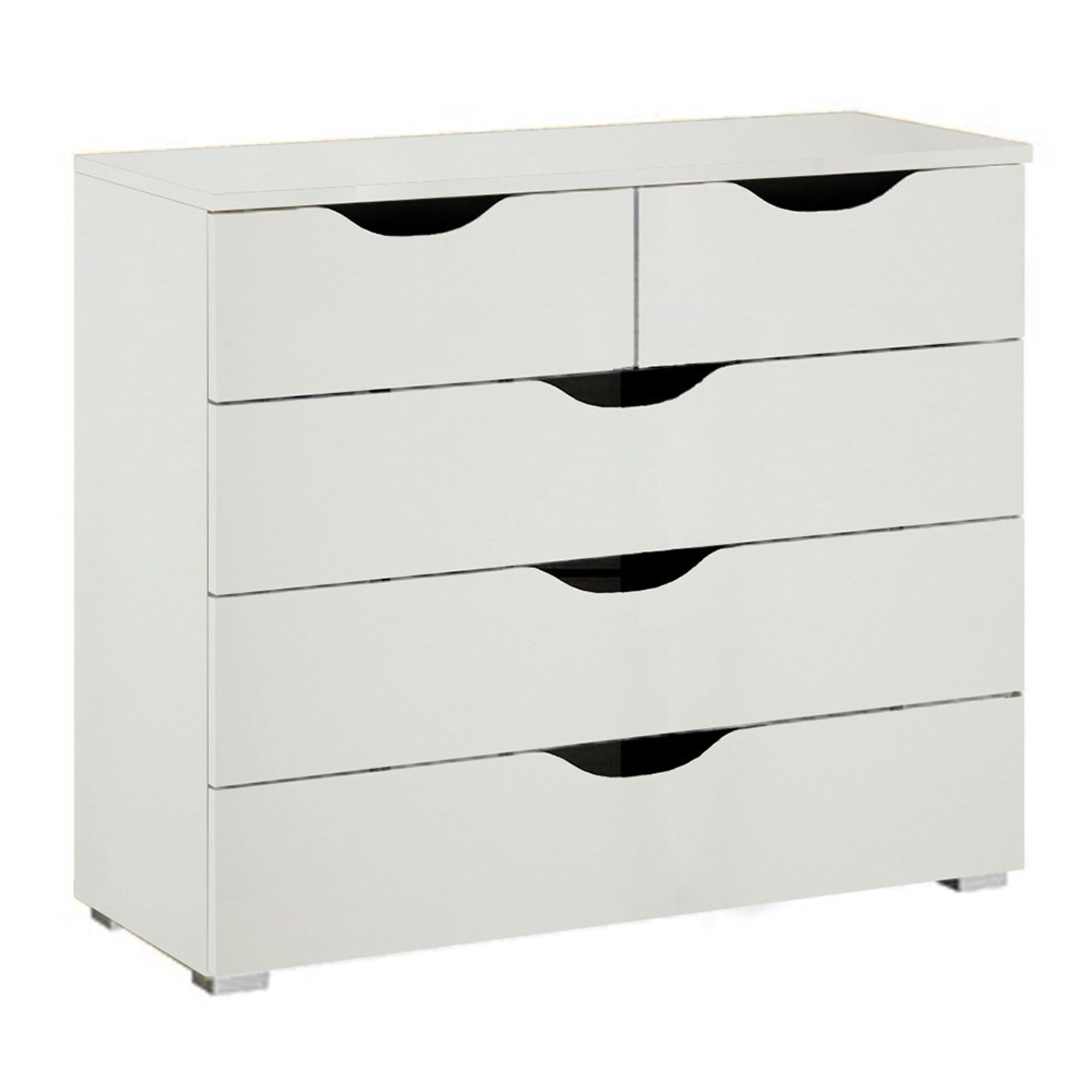 Arnstein Chest - Alpine White - 3+2 Drawer