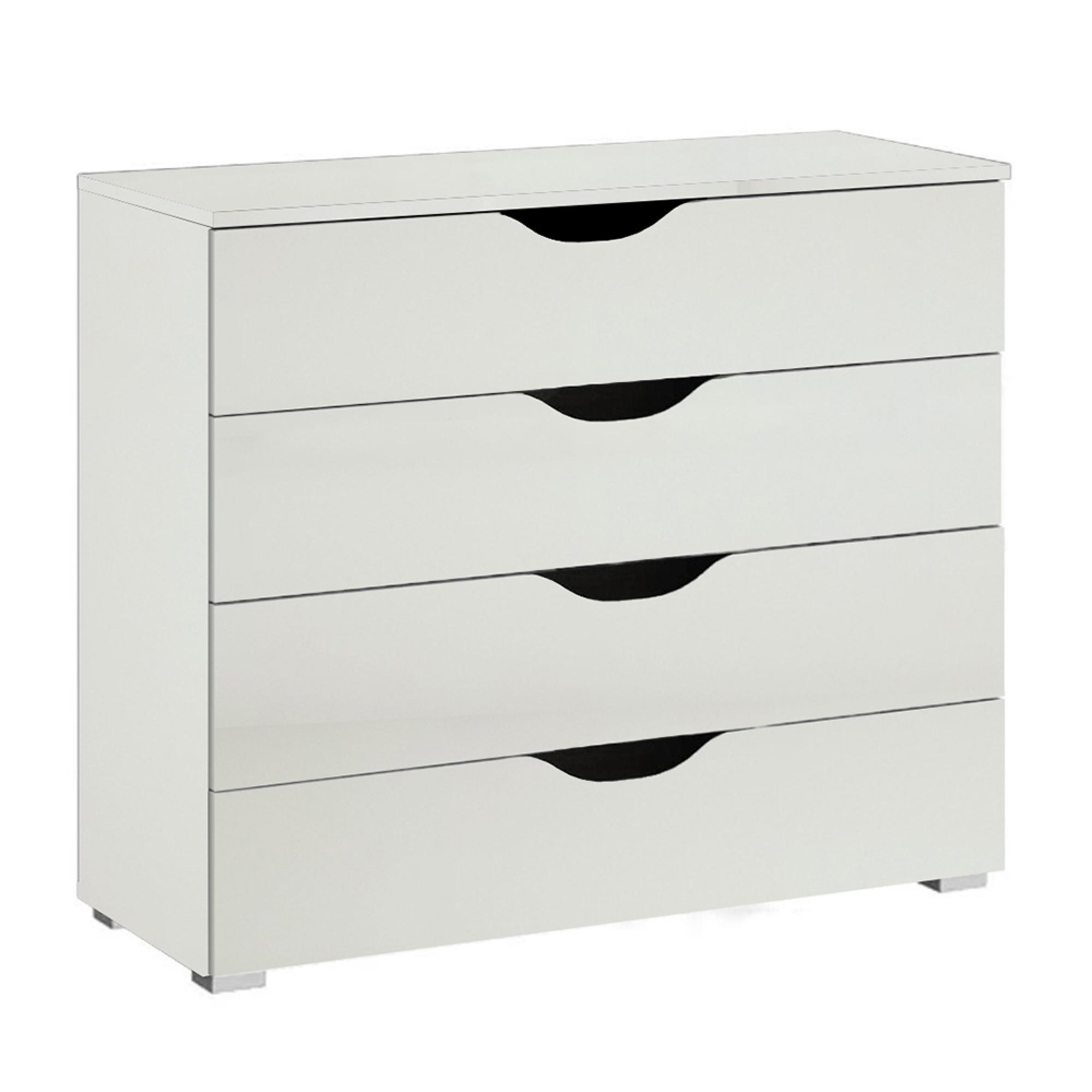 Arnstein Chest - Alpine White - 4 Drawer