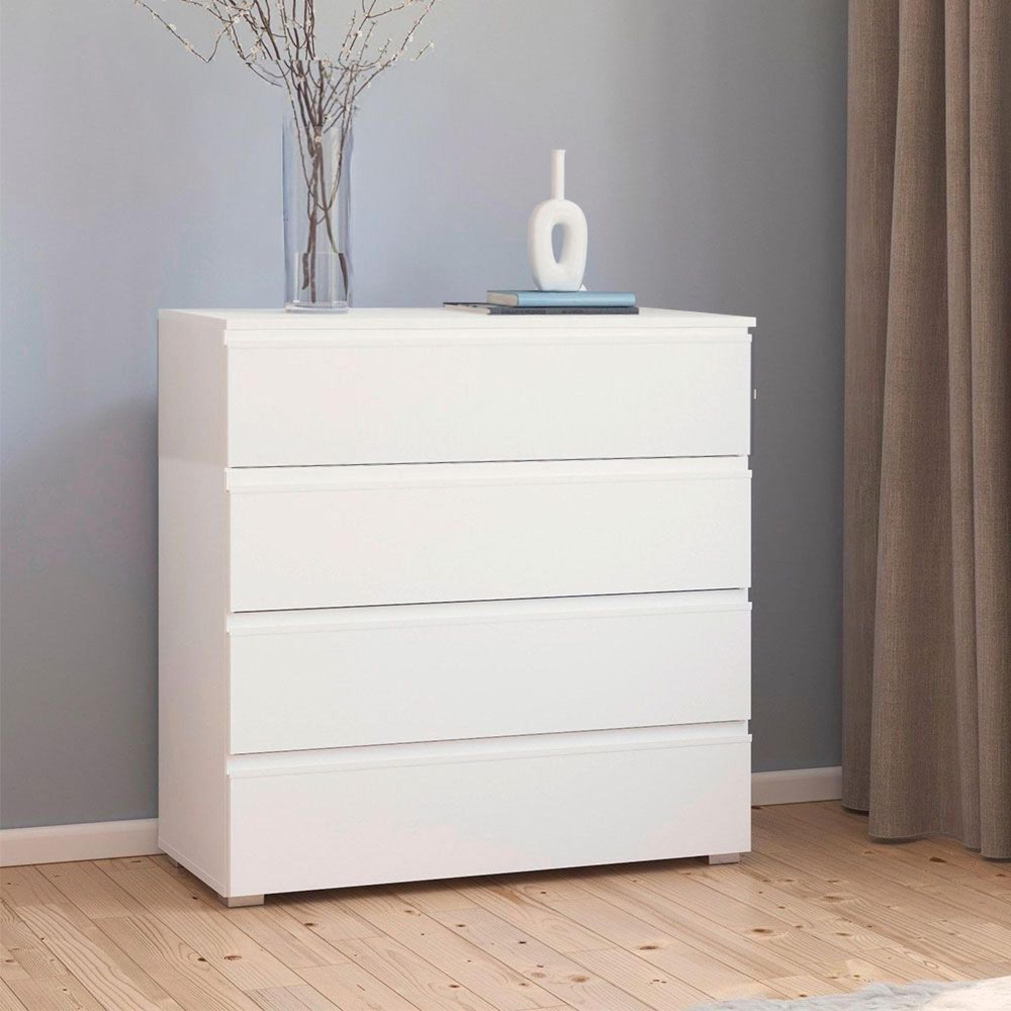 Joel Chest - 4 Drawer - Alpine White