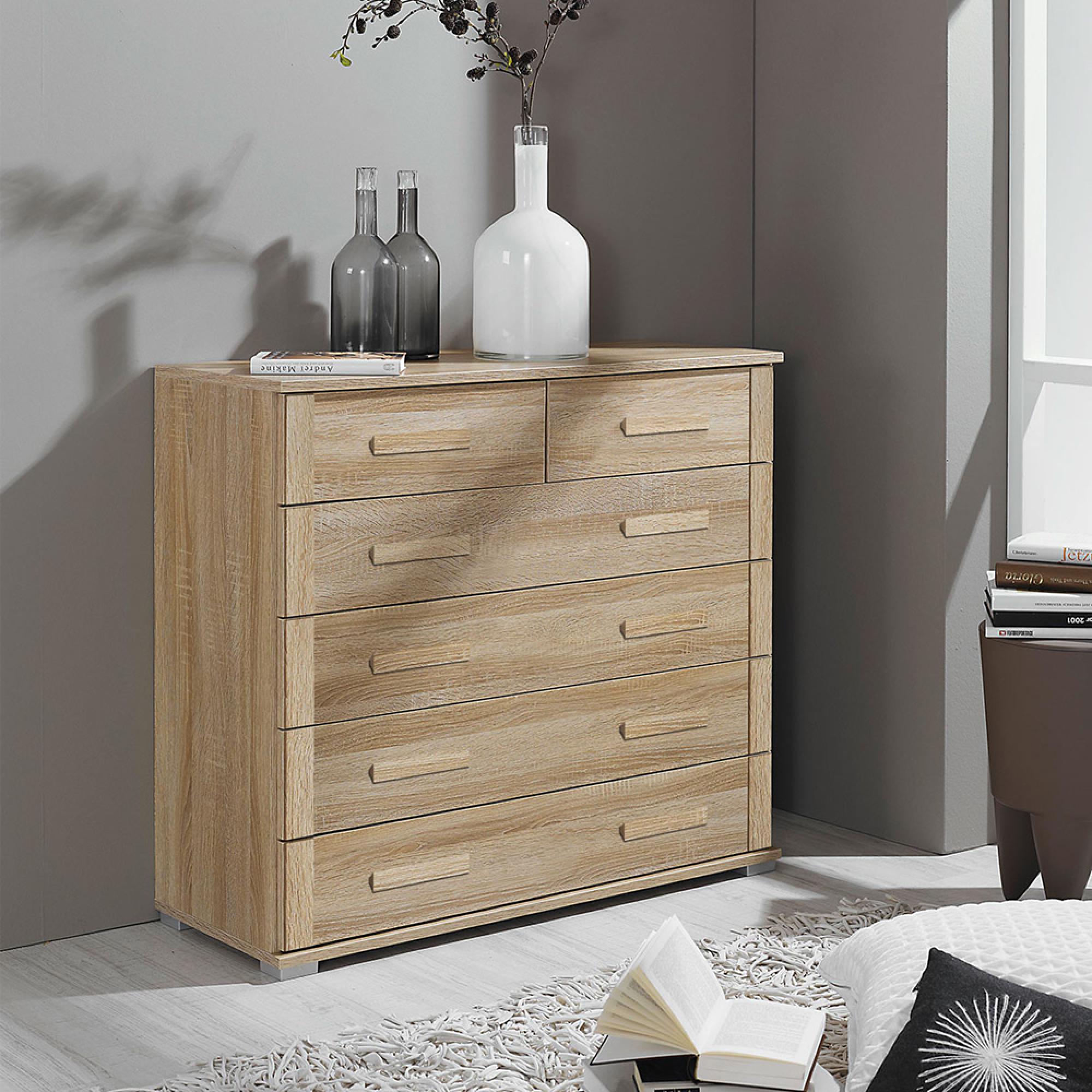 Rauch Rivera Sonoma Oak Bedside / Chest - Variation Available