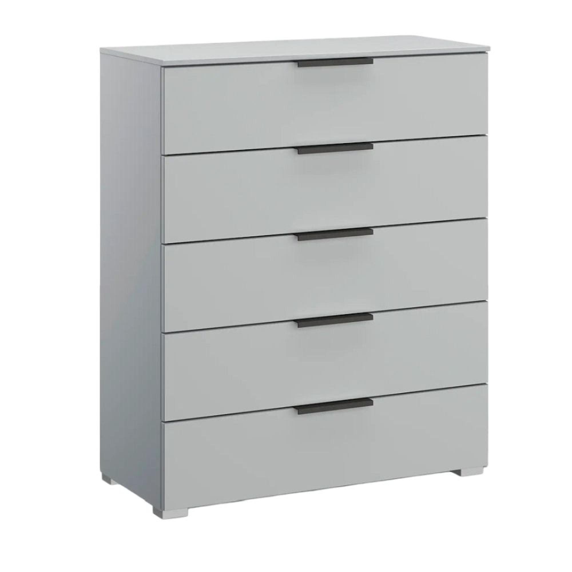 Skat Meridian Chest - 5 Drawer - Silk Grey