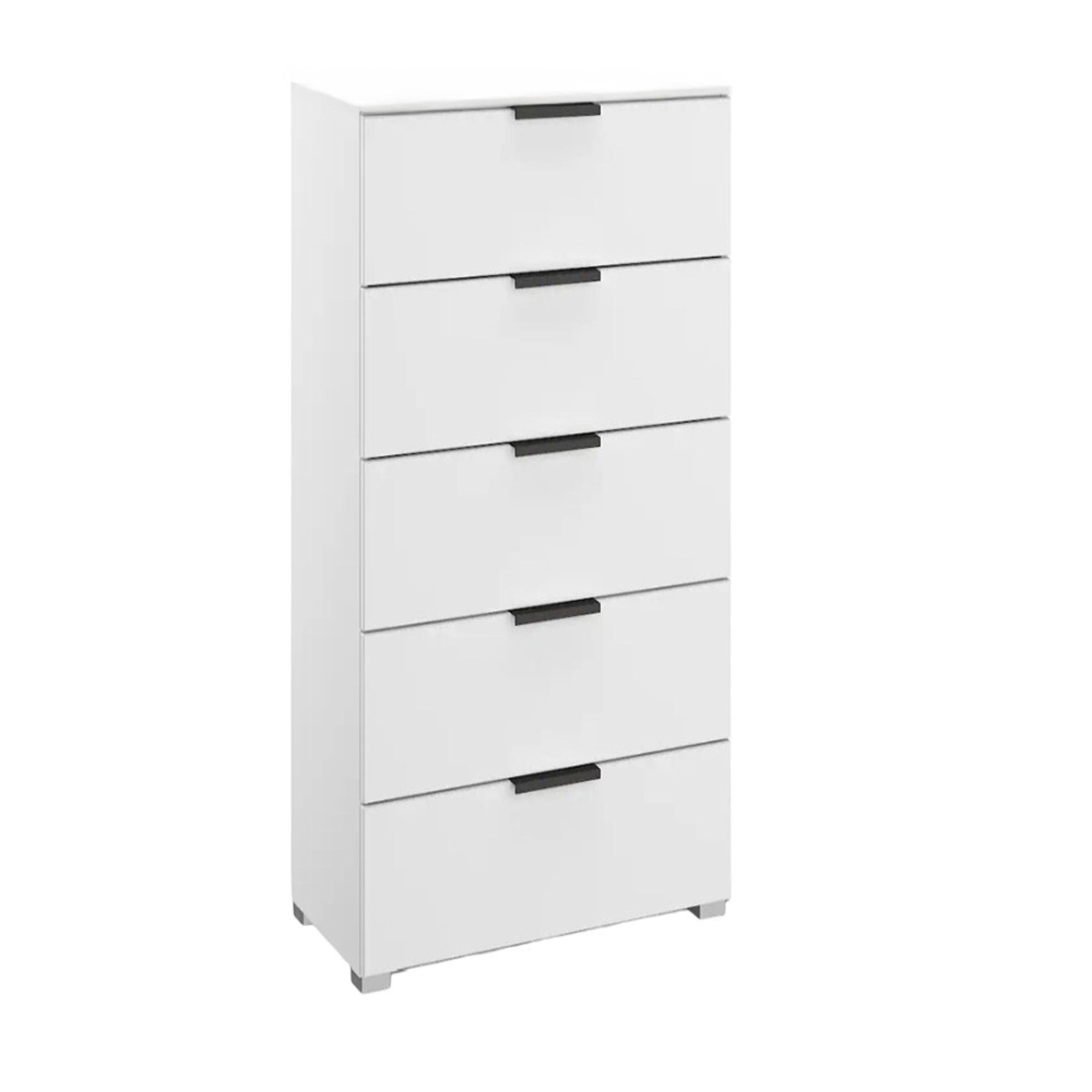 Skat Meridian Chest - 5 Drawer - Tall - Alpine White