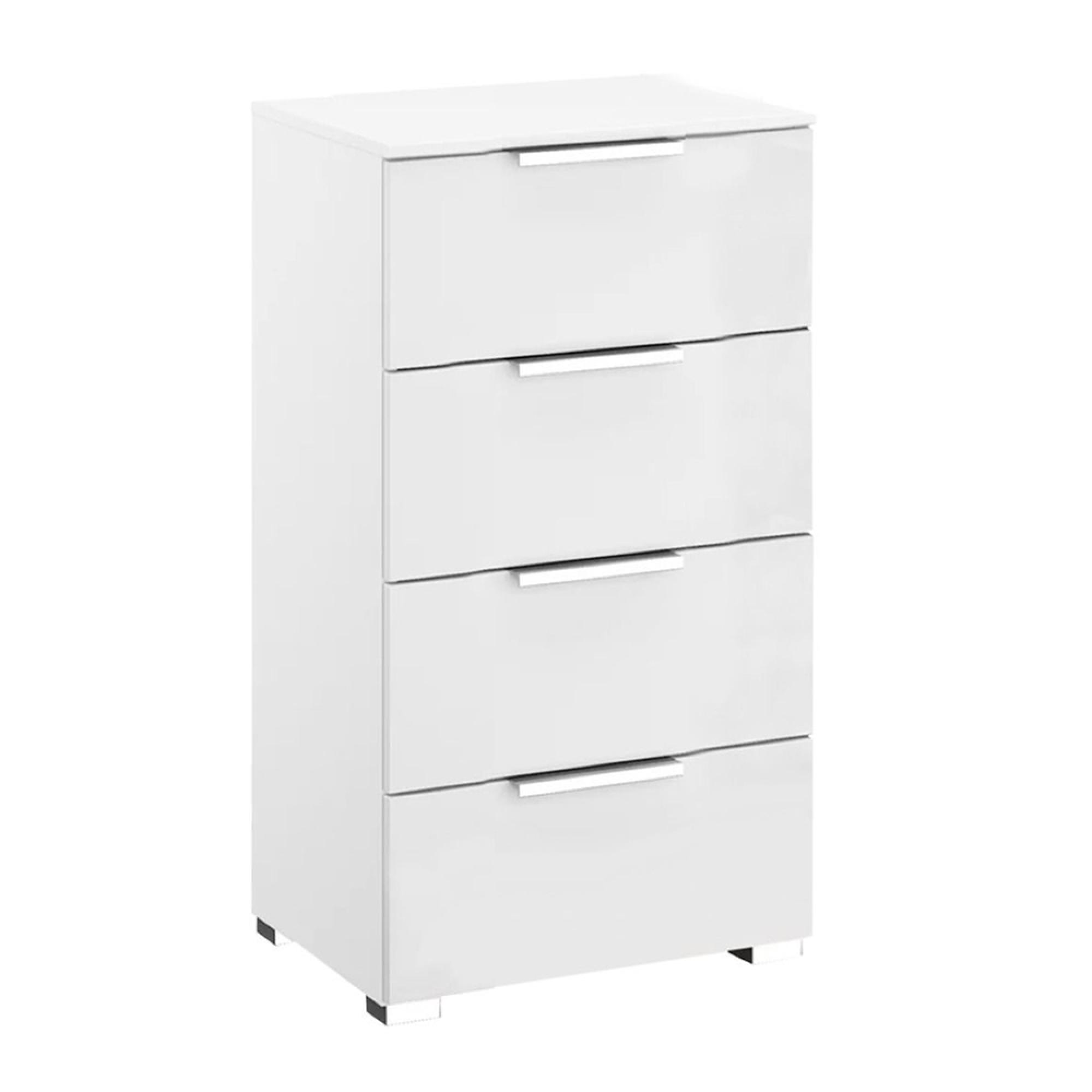 Texas Chest - 4 Drawer - Narrow - Alpine White