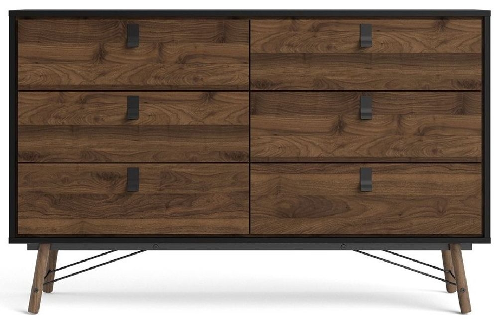 Ry Chest - 6 Drawer - Wide - Black