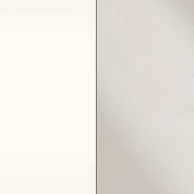 Alpine White Carcase and Front with Magnolia Glass Top Drawer 593