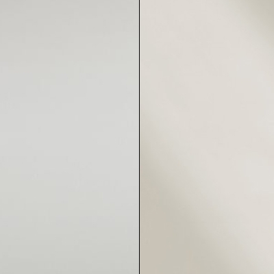 Champagne Carcase and Front with Magnolia Glass Top Drawer 602